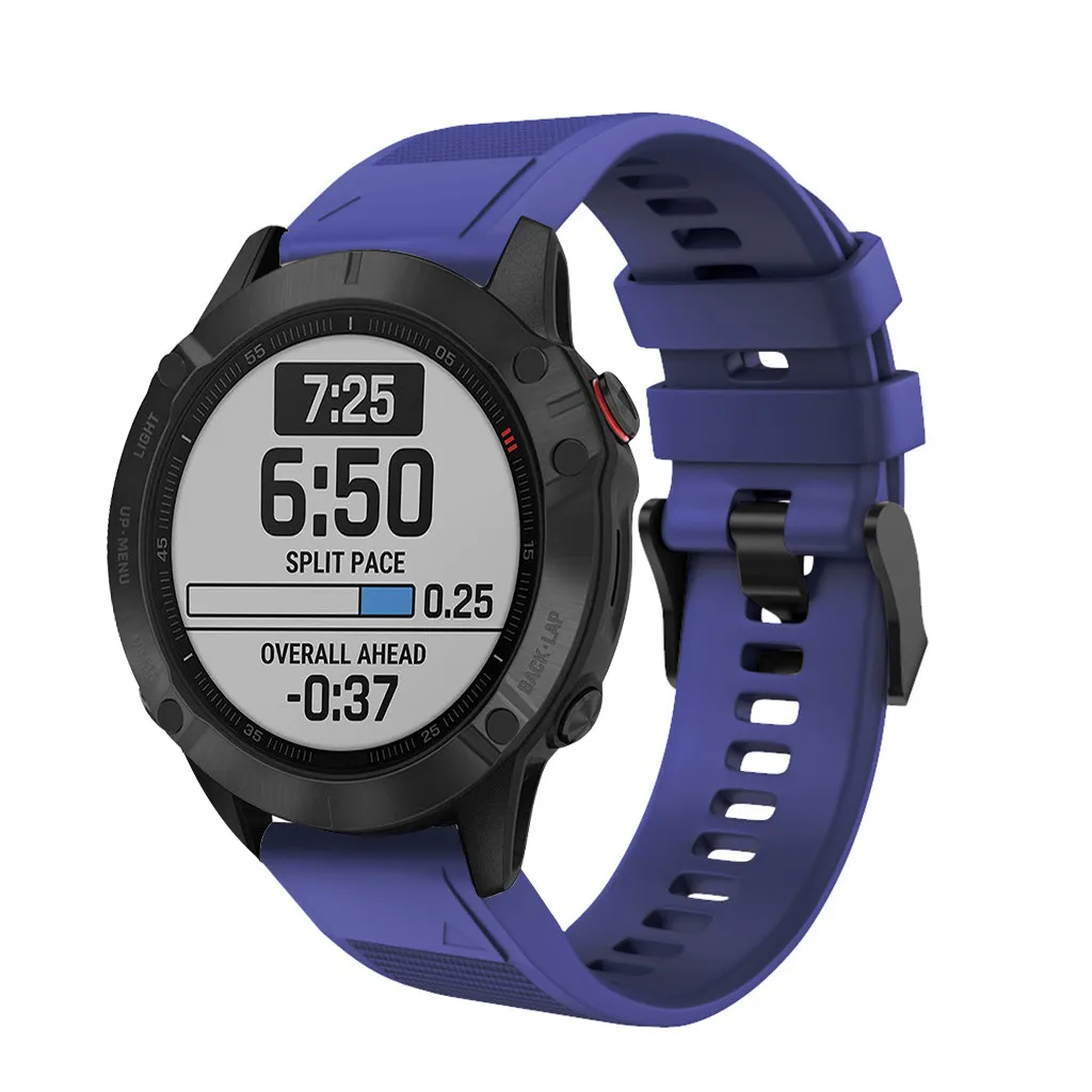 Ouhaobin 26 мм 22 мм ремешок для Garmin Fenix 6/Fenix 6Pro часы Quick Release силиконовые легко подходят наручный ремешок 909#2