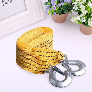 

Tow Strap Rope with Hooks Towing Recovery Strength Heavy Duty For Car Vehicles