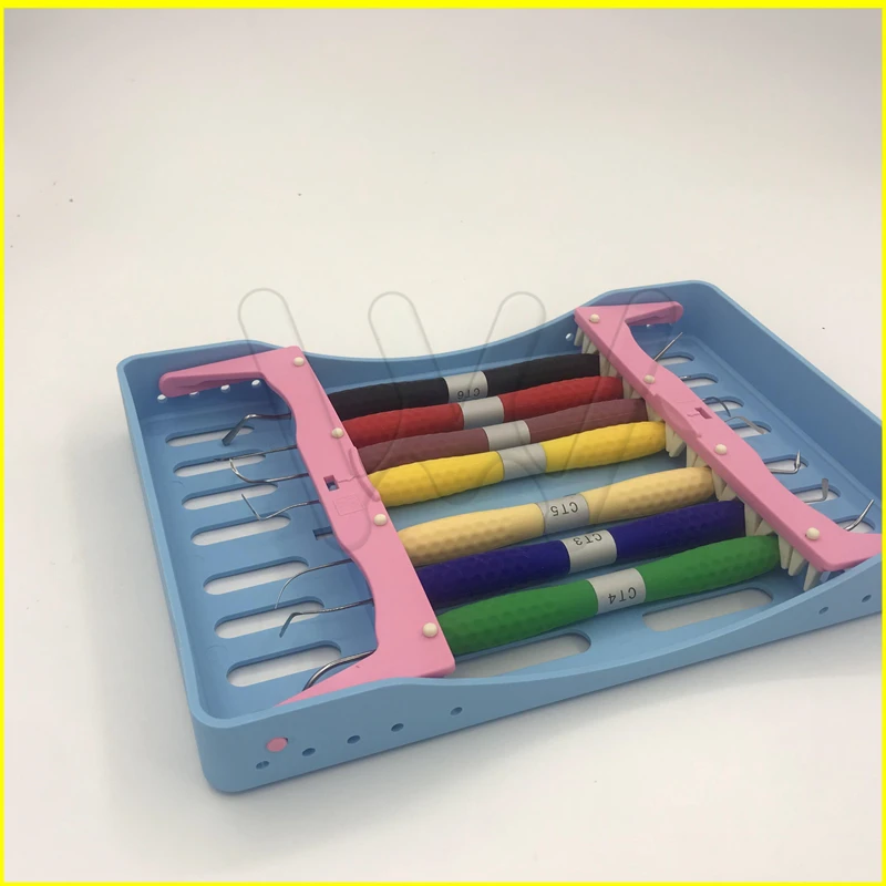 7pcsset CT1~7 Dental resin filler Aesthetic restoration kit LM Resin knife Plastic dresser with silicone handle (4)