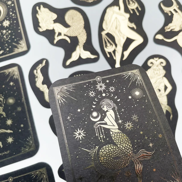  110 Pcs Tarot Stickers Tarot Astrology Divination