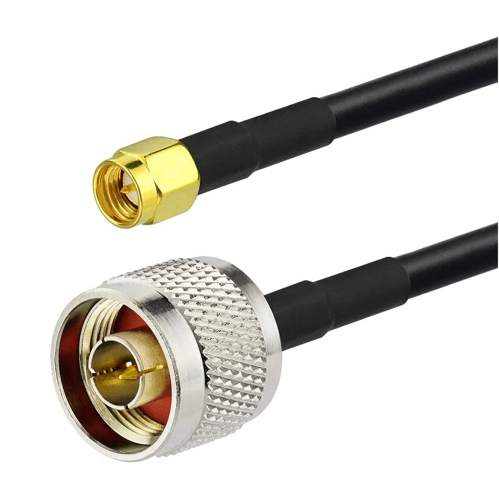 Прямой обжимной кабель N Male SMA RG58 RF 2 м 6 футов|cable map|cable antennacable lead |