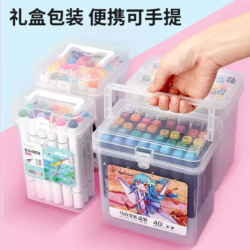 

Touch Mark Art Marker Set 40 Colors Manga Sketch Drawing Marker Pen For Dual Headed Tip Pen