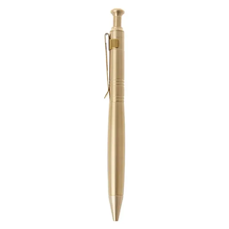 

Luxury Stainless Steel Brass Business office Ballpoint Pen Office School Supplies Stationery 0.5mm Nib LX9A
