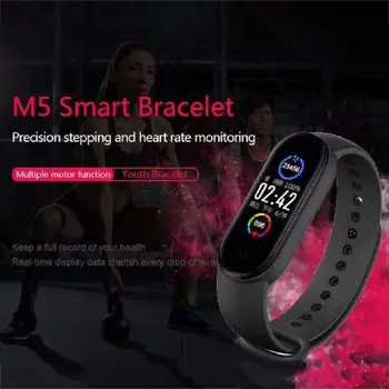

M5 Sport Fitness Tracker Smartband Smart Bracelet Blood Pressure Heart Rate Monitor Smart Band Wristband Men Women