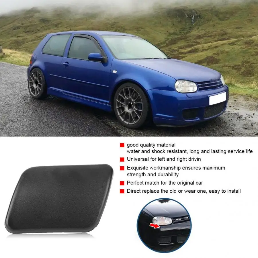Левый передний бампер омывателя фары крышка сопла Крышка для Golf 4 IV Mk4 1998 1999 2000 2001 2002 2003 2004 2005 2006 аксессуары для автомобиля