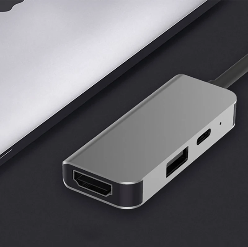 USB C концентратор type C до 4K HDMI концентратор USB 3,0 HD конвертер PD адаптер для MacBook Pro MacBook Pro / MacBook