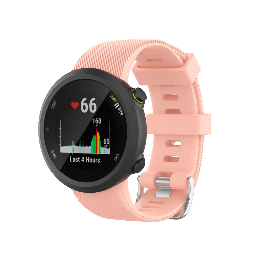 Силиконовый браслет для Garmin Forerunner 45 S, спортивный сменный ремешок для часов Garmin Forerunner 45, умный ремешок для часов