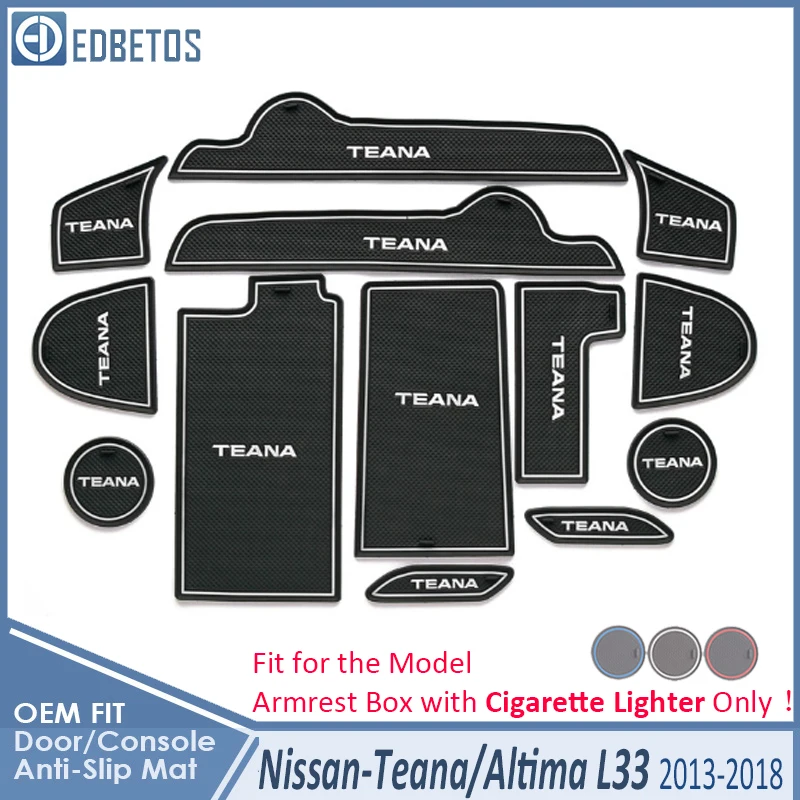 Противоскользящий коврик для Nissan Teana Altima L33 2013 аксессуары затворный слот подставка анти-грязный Салонные подложки
