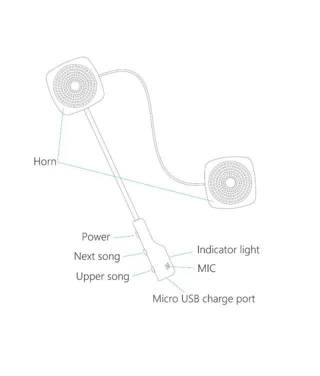 Bluetooth 5,0 Bluetooth Анти-помехи для мотоциклетного шлема езда Hands Free наушники
