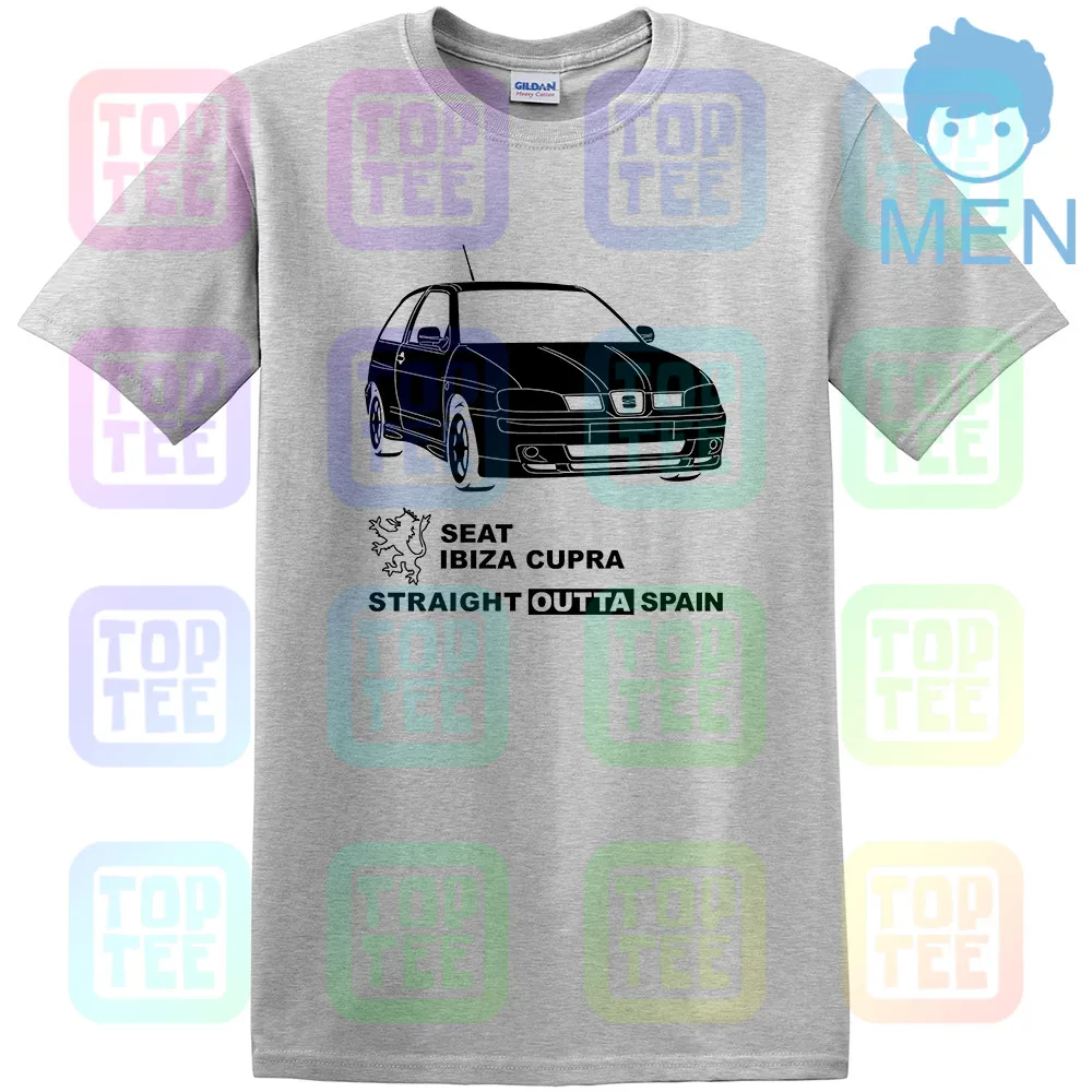 GT-shirt Seat Ibiza Cupra MK2(6K2) '99-'02 футболка - Цвет: Серый