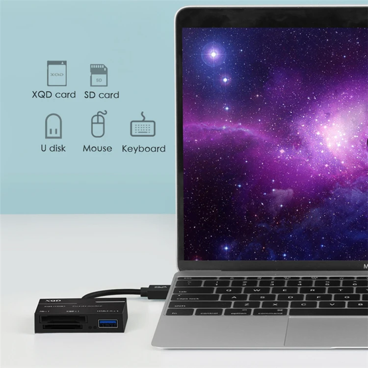 Type-C к XQD/SD кард-ридер USB-C концентратор высокоскоростной USB3.0 компьютерный набор адаптер для sony серии G Lexar XQD поддержка горячей замены