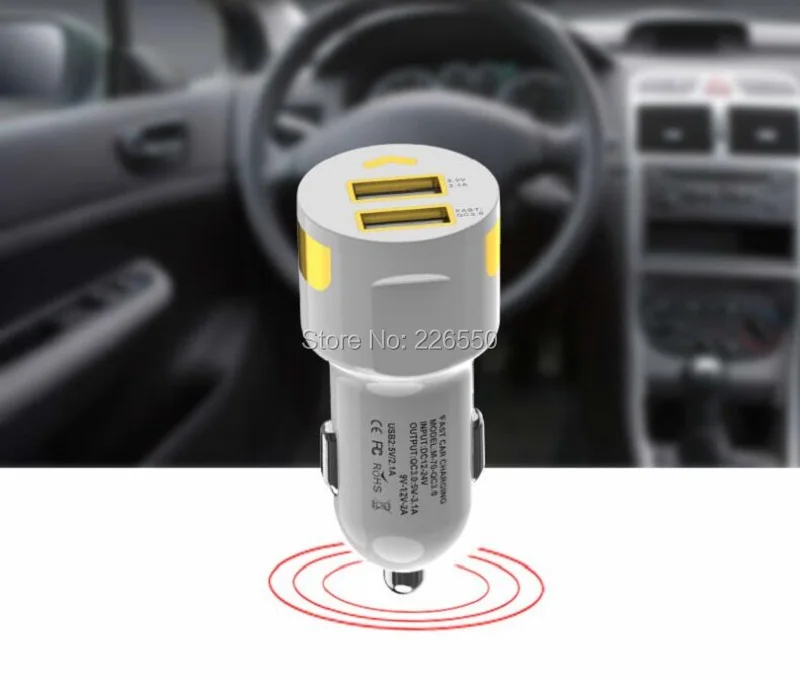 Универсальное быстрое зарядное устройство QC 3,0 быстрая скорость двойной Usb порт автомобильное зарядное устройство адаптер для samsung huawei телефоны на платформе Android, GPS ПК стол