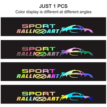 

Hot Car Sticker SPORT Colorful Sticker Car Front File Rear Windshield Stickers Creative Stickers Decals Decoration
