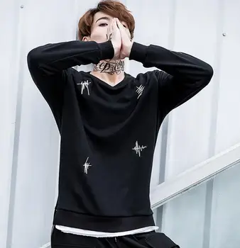 

2020 Autumn Spring new desigh men soft Cotton long sleeve T-shirt