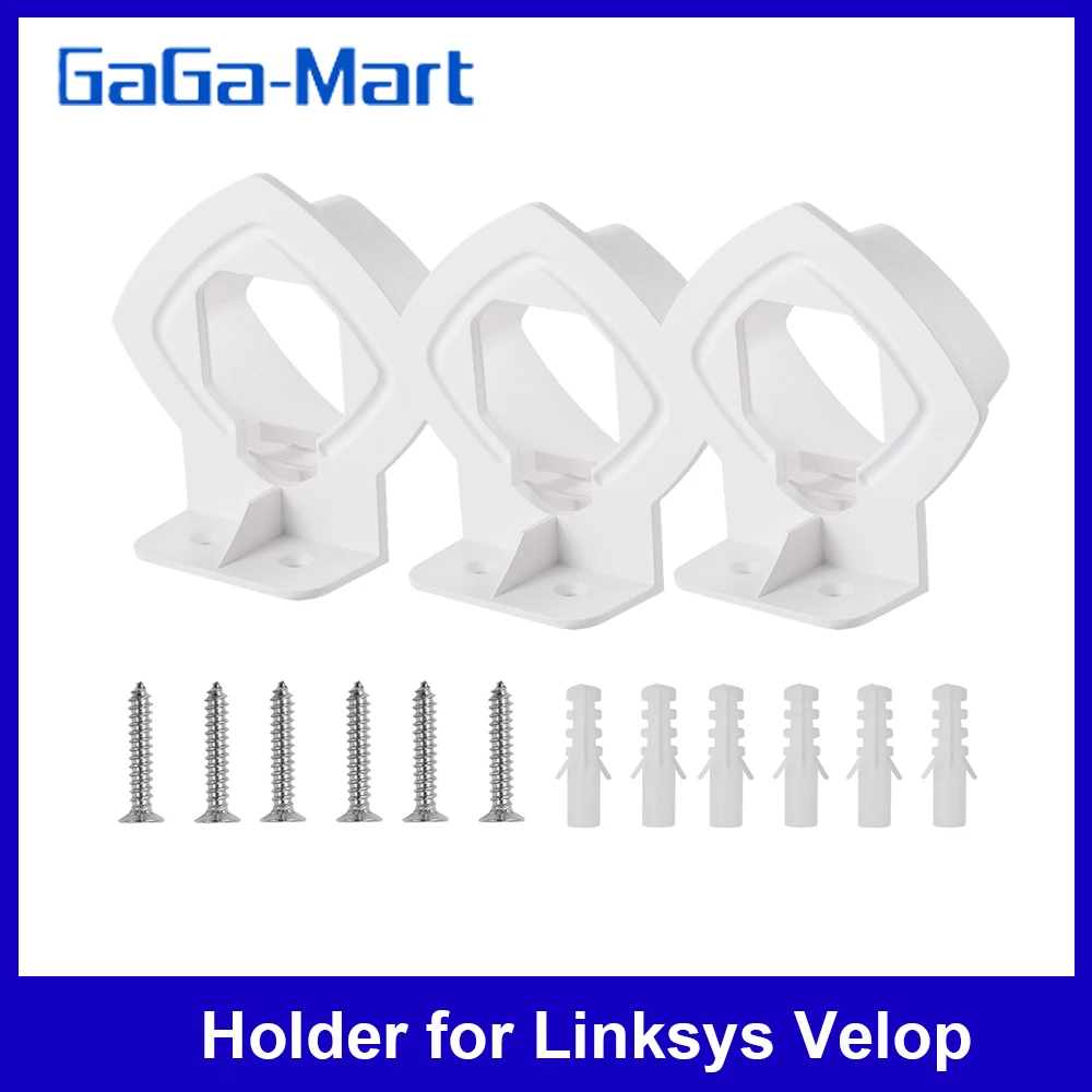 1/2/3PCS Wall Mount Bracket Stand Holder for Linksys Velop Tri-band Whole Home WiFi Mesh System
