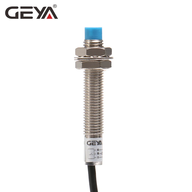 Free Shipping GEYA 2mm Sensing Distance Inductive Proximity Switch NPN PNP DC 10-30V Proximity Sensor DC 3 Wire