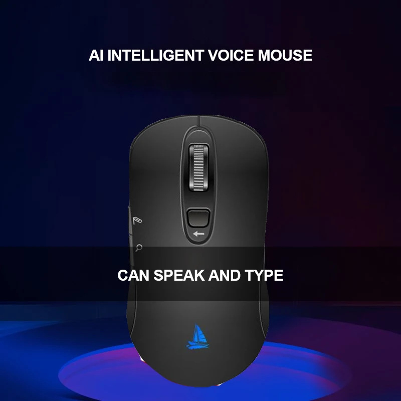 Jacksking Voice Mouse Artificial Intelligence Voice to Text Multi-Language Translation Mice Wireless Noiseless Mouse