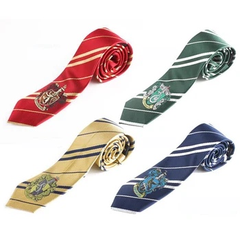 

Tie Potter Gryffindor Slytherin Hufflepuff Ravenclaw Adult Cosplay Costumes Necktie Accessories For Kid