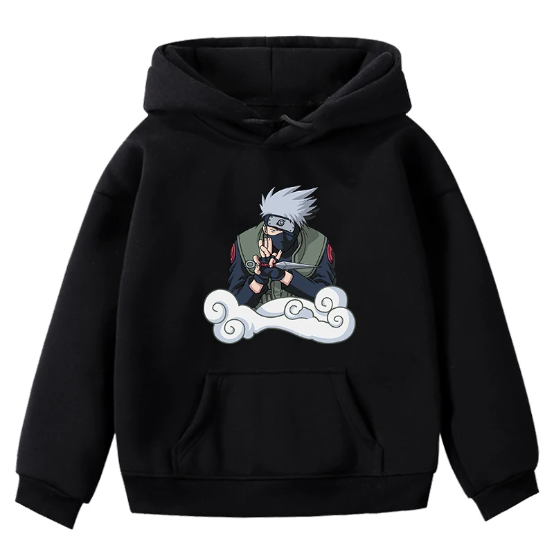 Autumn Winter Hoodies Children Boy Girls Sweatshirt Fashion Naruto Print Toddler Sweatshirts Casual Kid Long Sleeve Top Pullover - Цвет: Hoodies 2