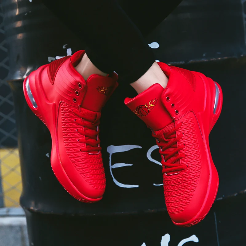 Man Sneakers Shoes Trainer Basketball-Shoes Chaussures-De-Basket Classic High-Top Sports
