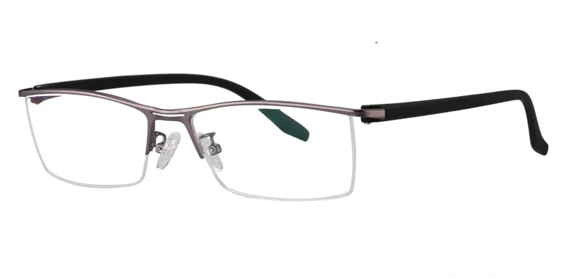 WEARKAPER, новые очки, умный зум, полуоправа, прогрессивные очки для чтения, для мужчин и женщин, дальнозоркость, дальнозоркость, многофокальное стекло 1,0-3,0 - Цвет оправы: Серый