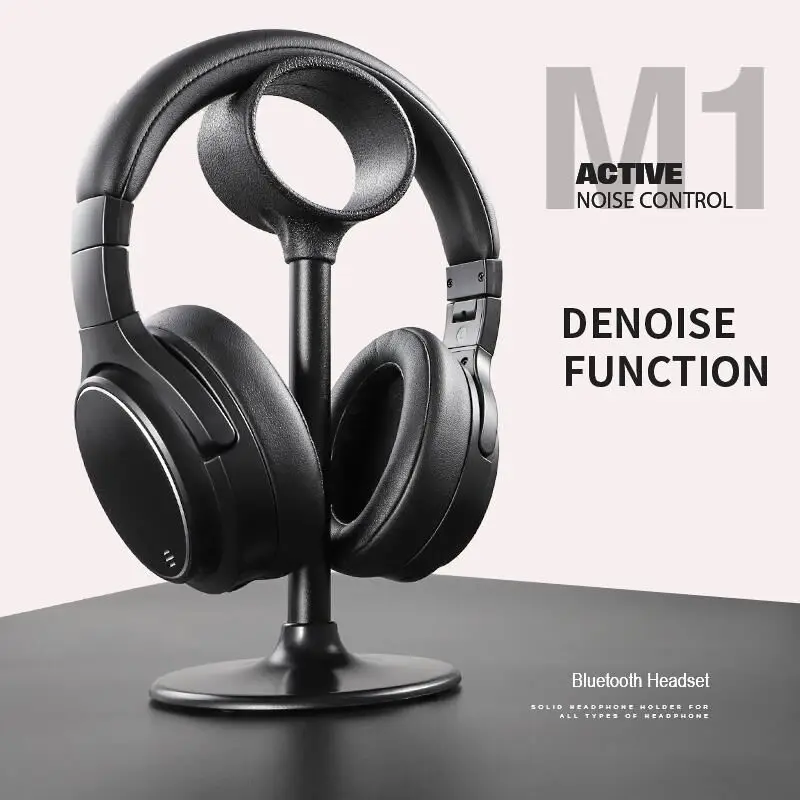 

HOLY SERPENT ANC Active Noise Cancelling Wireless Headphones Bluetooth Headset with Super HiFi Deep Bass 48H for Phone and Music
