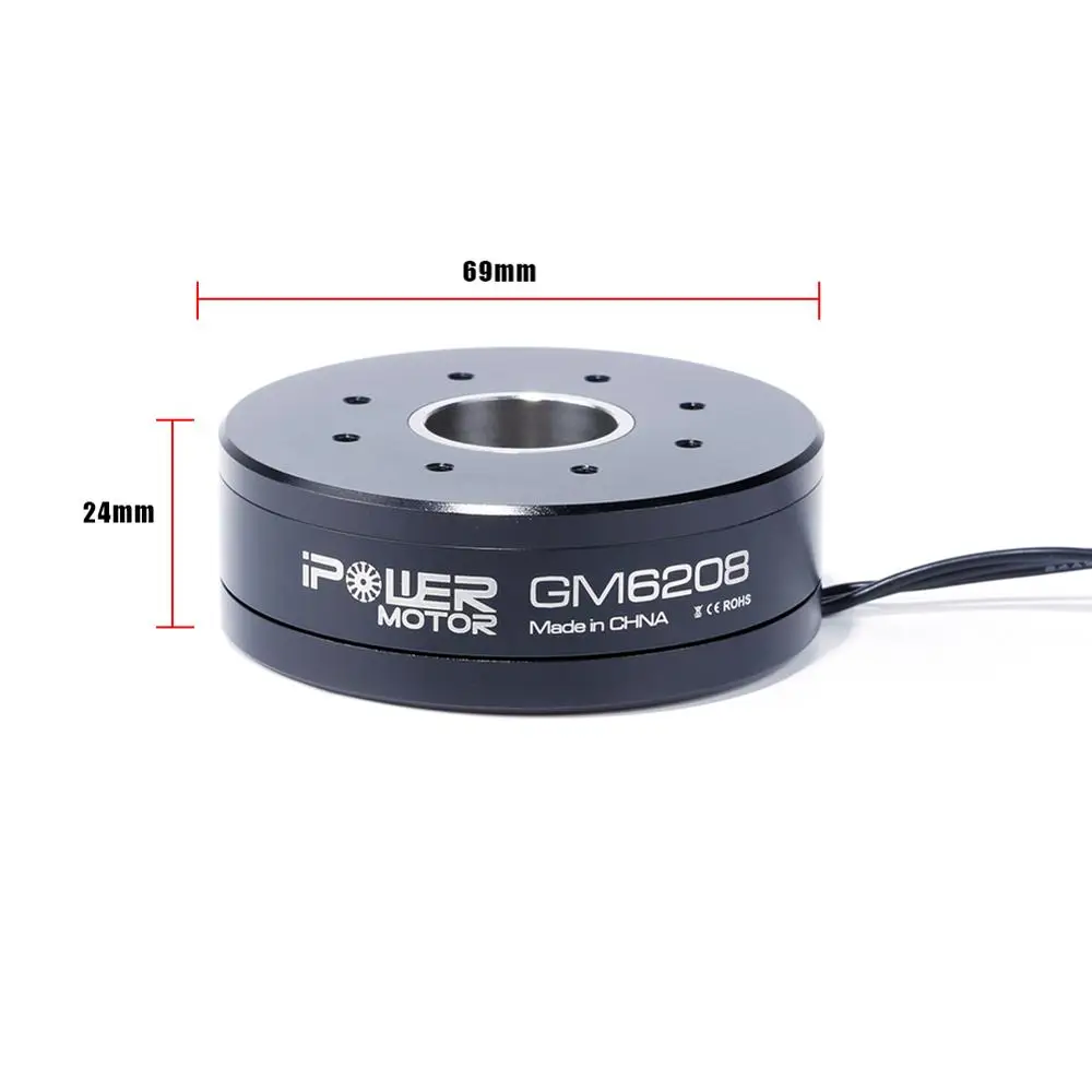 Двигатель iPower GM6208 150T 6208 полый вал бесщеточный карданный двигатель для камер DSLR /