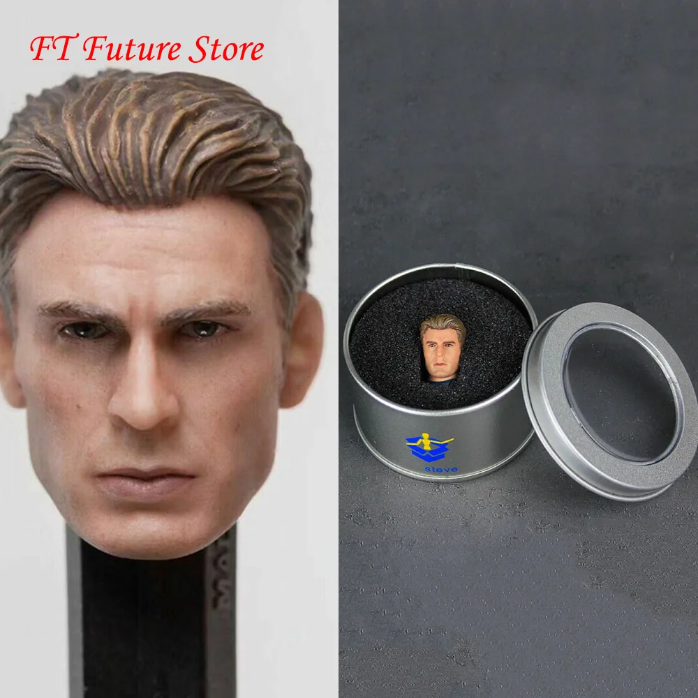 

NOTA STUDIO 1/12 Scale Male Solider Captain America Steve Rogers Head Sculpt For 6" Legend Figure Body
