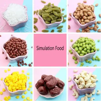 

Simulation Food Fake Artificial Rice Peanut raisin Model Ornament Craft Photography Props Christmas Window Decoration ,wholesale