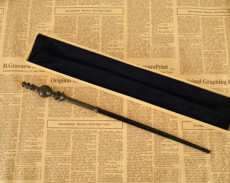 Металлический сердечник волшебная палочка обновление волшебная палочка Косплей Старшая Палочка 12 типов с подарочной коробкой 14,6 дюймов