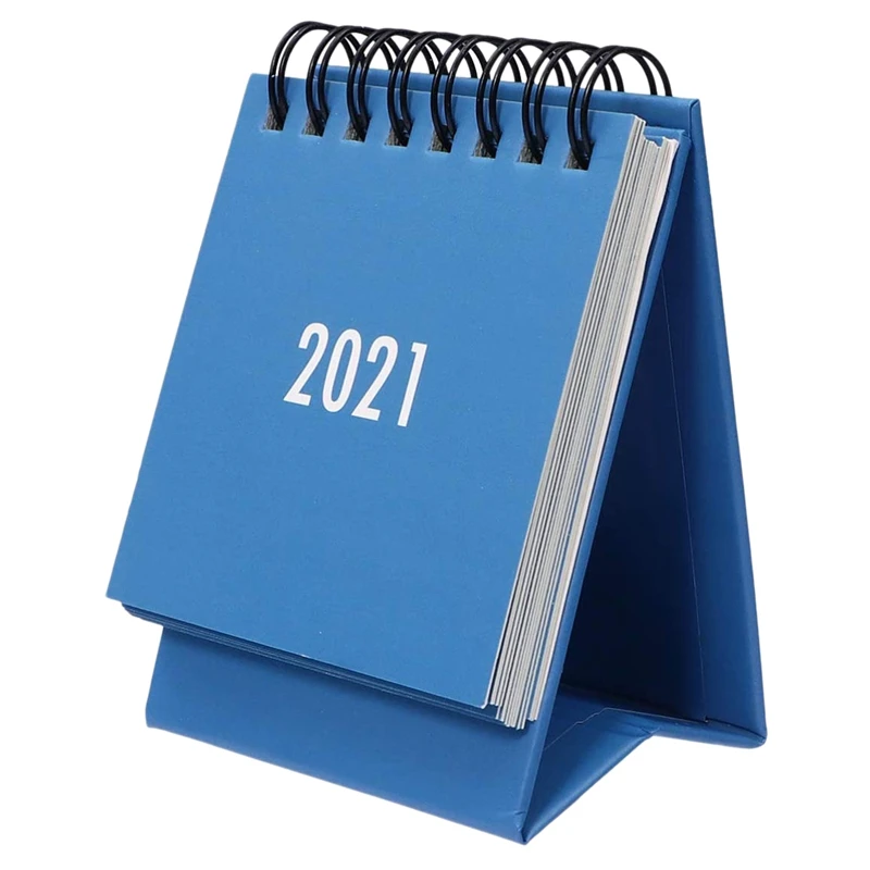 Настольный календарь от 2020 до 2021 настольный мини-календарь с откидной крышкой