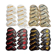 club Free golf Honma rods wit sided set Double embroidery upscale AW 4-11 iron golf cover PU headcover SW shipping BERES iron cl