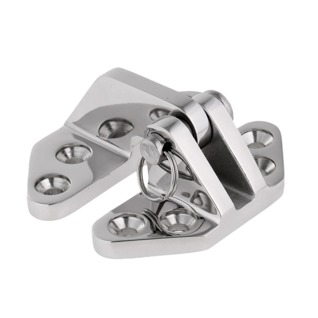 8 Packs 316 Marine Grade Stainless Steel Boat Hatch Hinge W/ Removable Pin
