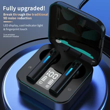 T13 bluetooth fones de ouvido sem fio display led hd qualidade chamada cancelamento ruído tws fones com microfone