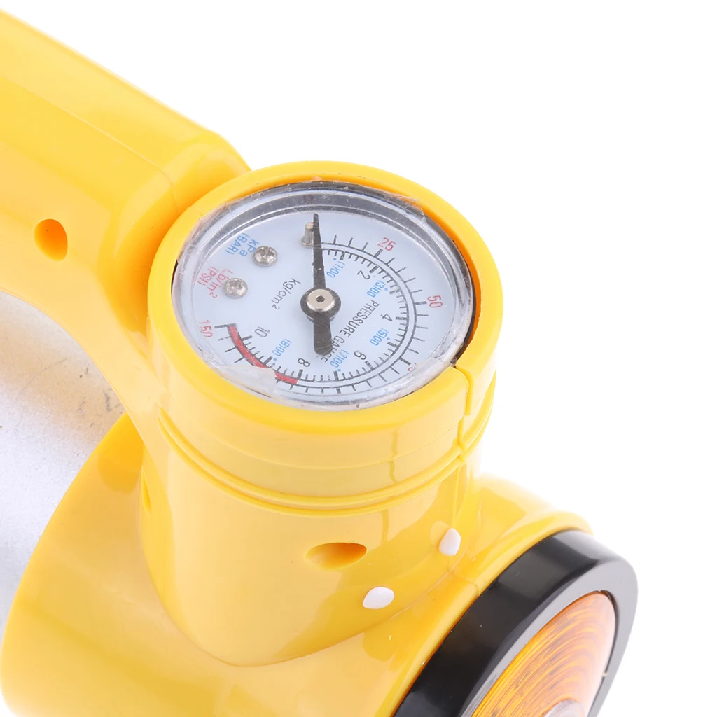 Portable 12V Car Electric Air Compressor Tire Inflator Pump 150 PSI w/ Pressure Gauge