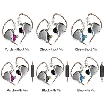 

KZ ZS10 Pro Metal Headset 4BA+1DD Hybrid 10 Unit HIFI Bass Earbuds Earphone