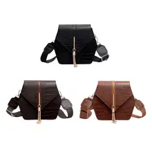 Женская Ретро Шестигранная сумка на плечо сумка-мессенджер сумка из крокодиловой кожи кошелек