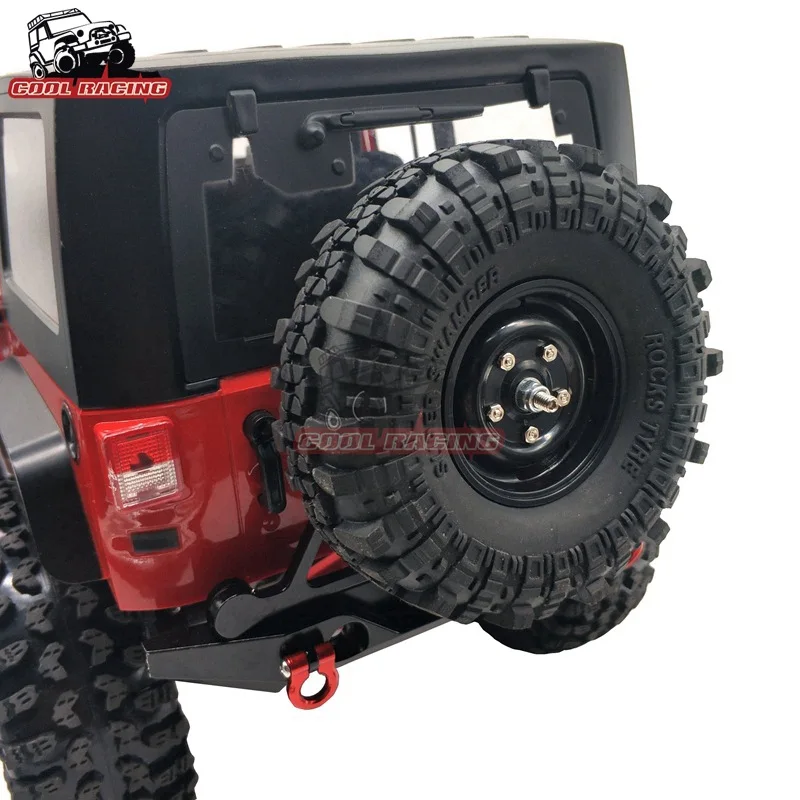 1/10 модель альпинизма Scx10 JK Wrangler 90046 задний бампер с запасной шиной