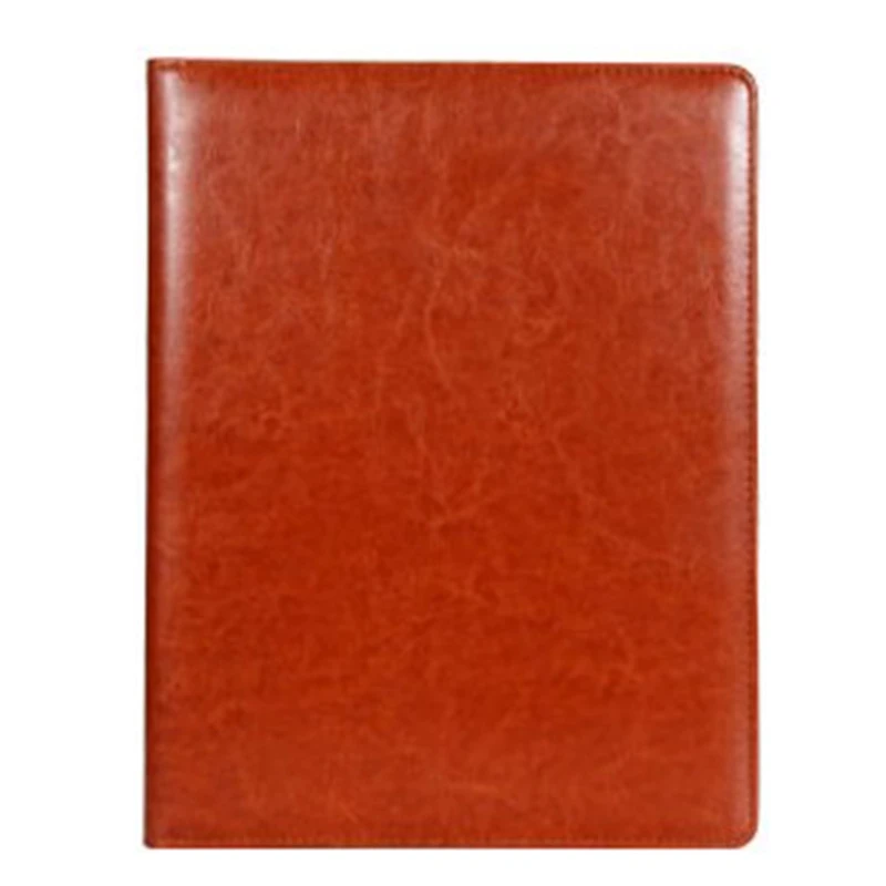 A4 буфер обмена многофункциональное наполнение вещами папка для документов школьный органайзер для офисных принадлежностей кожаный портфель - Цвет: Brown