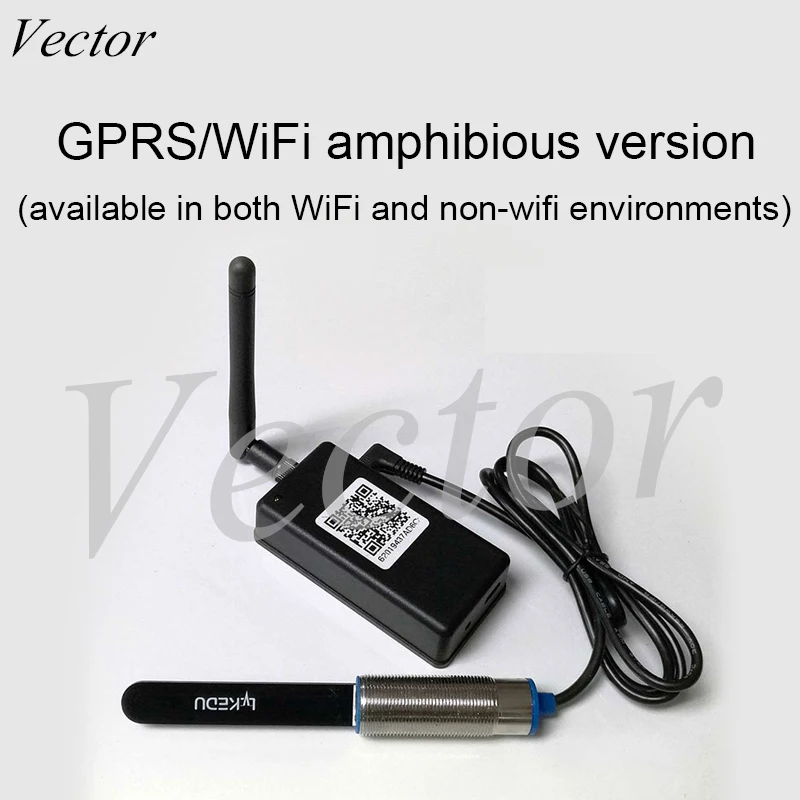 WIFI and GPRS GPRS WiFi измеритель влажности почвы температура воды, светильник, беспроводная водонепроницаемость и защита от коррозии зонд дистанционный монитор - Цвет: WIFI and GPRS