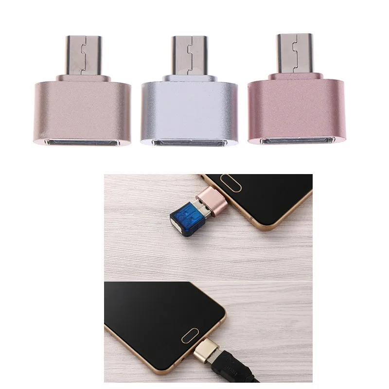 Micro USB OTG 2.0 Hug Converter Type-C OTG Adapter for Android Phone Cable Card Reader Flash Drive OTG Cable Reader