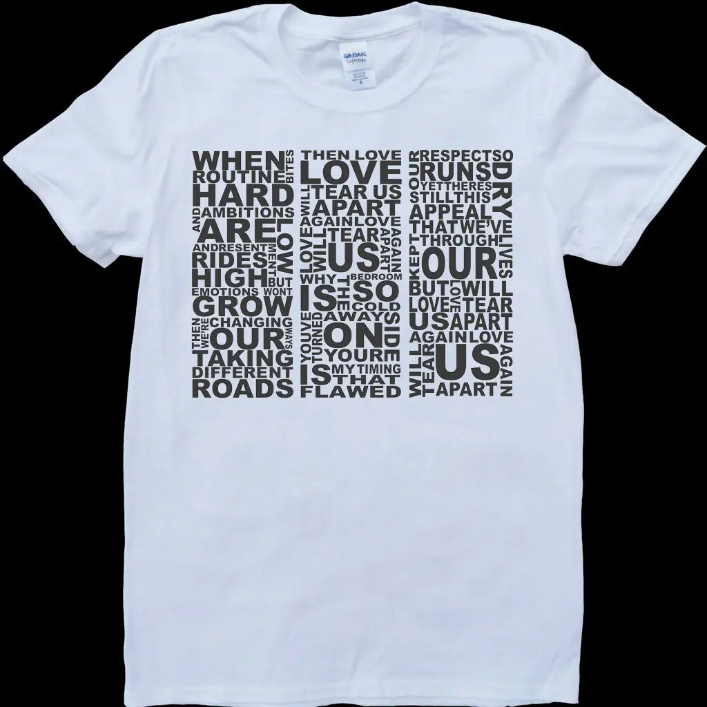 Футболка на заказ с надписью Joy Division Love Will Tear Us | Мужская одежда
