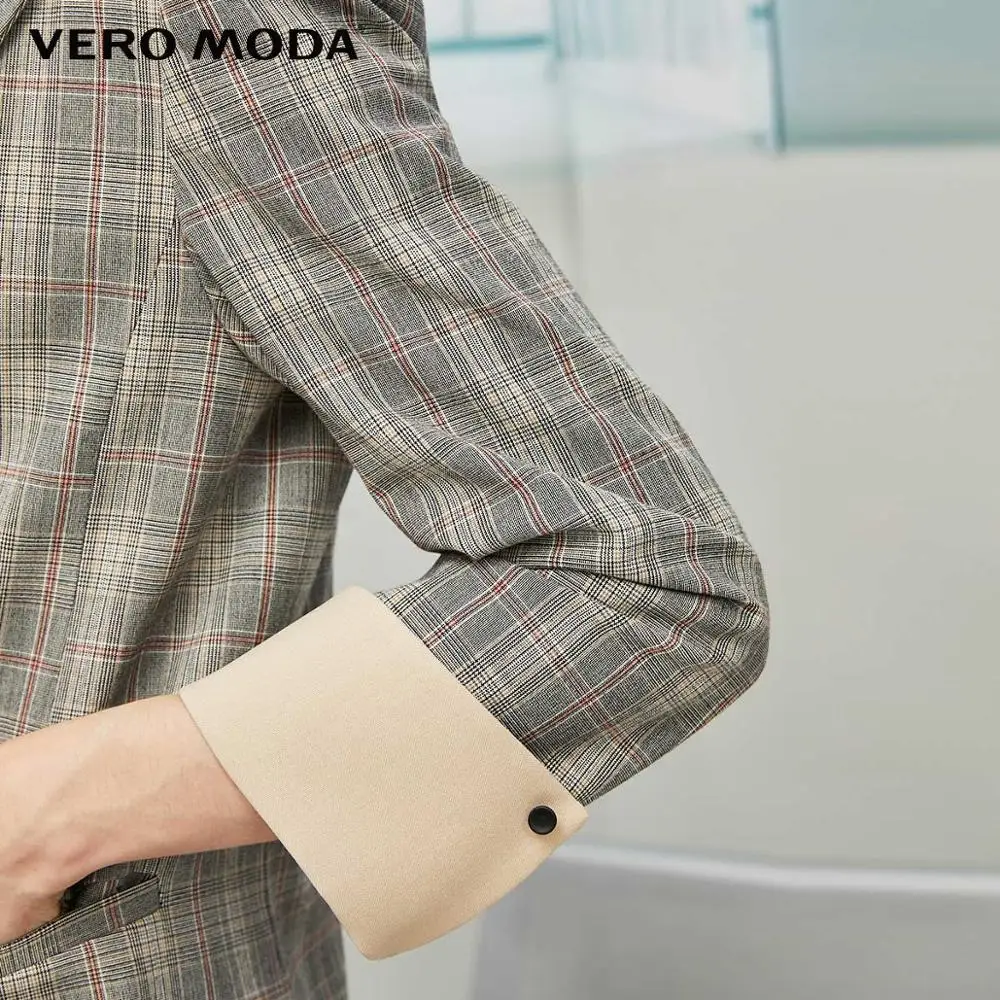 Vero Moda новые женские нагрудные 3/4 рукава клетчатый костюм шорты Блейзер | 319308588