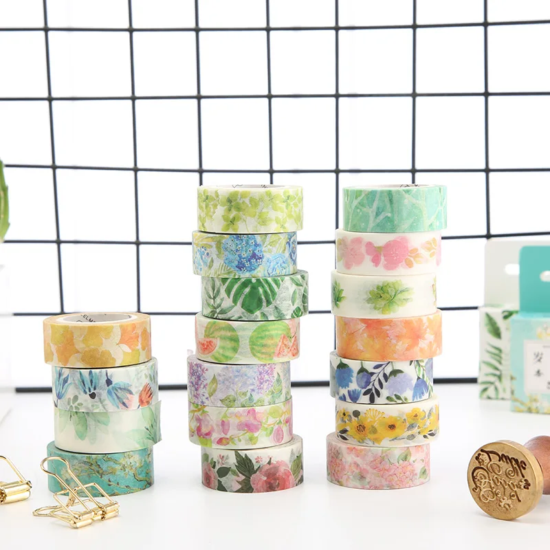 Бумажная лента для сада растений цветов суккулентов вишни декоративная дневник