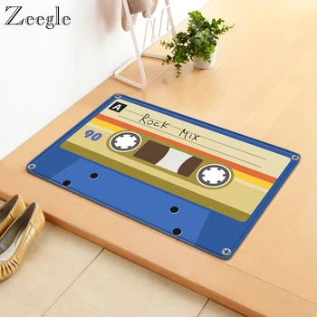 

Zeegle Doormat Floor Mat Anti-slip Bathroom Floor Rug Washable Home Entrance Doormat Welcome Rug Polyester Bedroom Bedside Mat