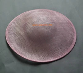 BLUSH PINK Коралловый Розовый sinamay чародей база шляпа для Кентукки Дерби свадебные атласные головные ободки повязки - Цвет: BLUSH PINK