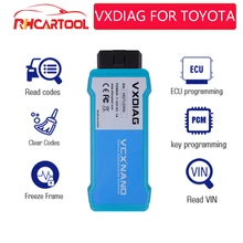 Vxdiag nano ferramenta de diagnóstico para o software de toyota it3 v14techstream scanner melhor mini vci gts otc tis3 tactrix openport 2.0