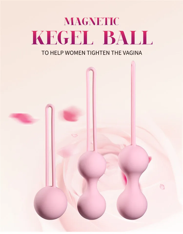 Magnetic Silicone Vagina Ball Anal Sex Toys For Women Petanque Vagina Tighten Shrinking Ball Massage Boule Adult Sex Products vibrator(96)