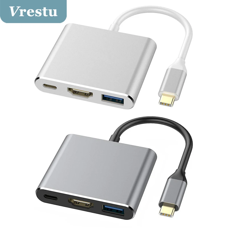 3 в 1 адаптер OTG для Apple Macbook 30 Гц 4K | Компьютеры и офис