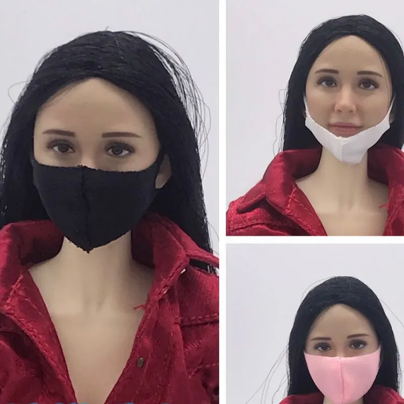 1/6 Масштаб Модель маски подходит для 12in Фигурки игрушки DIY медсестры грабитель аксессуары в стиле ниндзя игрушки